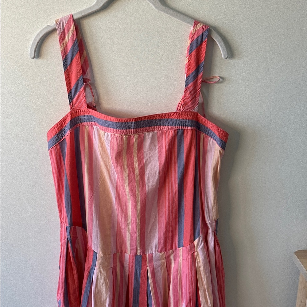 Free People Primavera striped drop-waist sun dress NWOT - Picture 3 of 8